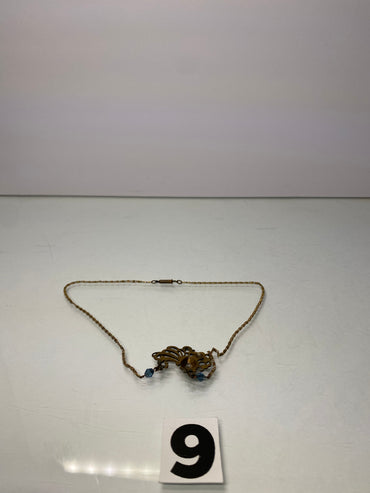 Golden Person Necklace