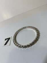 Load image into Gallery viewer, Silver Tone White Stone Bracelet
