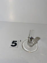 Load image into Gallery viewer, Silver Tone Stone Ring
