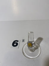 Load image into Gallery viewer, Silver Tone Yellow Stone Ring
