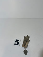 Load image into Gallery viewer, Silver Tone Hand Pin
