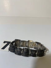 Load image into Gallery viewer, Silver Tone Aztec Charm Bracelet
