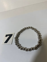 Load image into Gallery viewer, Silver Tone Ball Tone Bracelet
