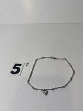 Load image into Gallery viewer, Silver Tone Heart Bracelet Anklet
