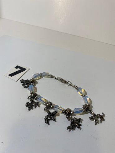 Silver Tone Wild Life Charm Bracelet