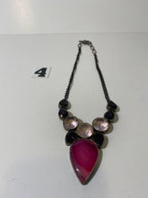 Load image into Gallery viewer, Chrome Stone Necklace
