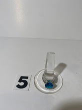 Load image into Gallery viewer, Chrome Blue Stone Ring
