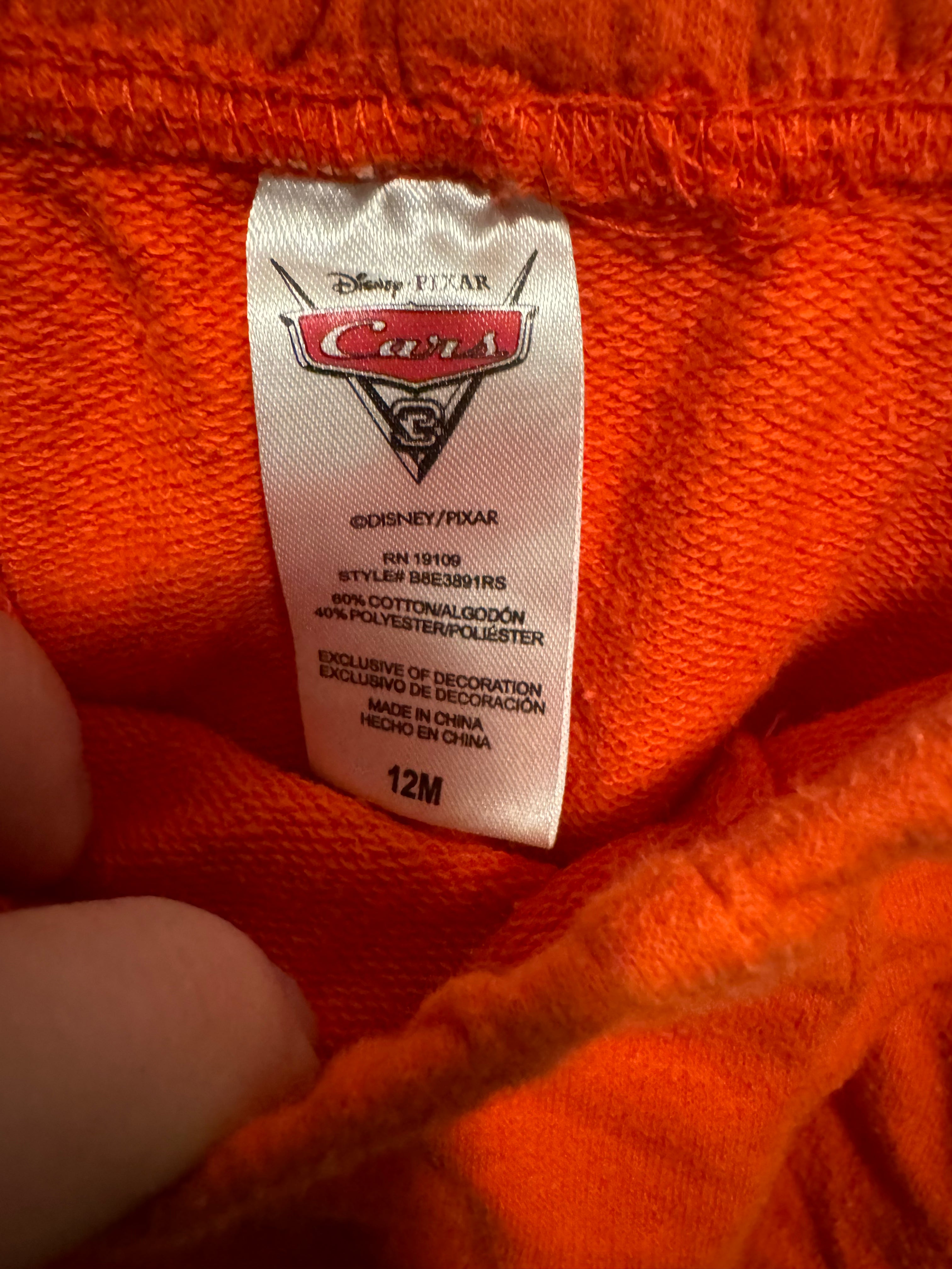 Boys 12M Cars Shorts