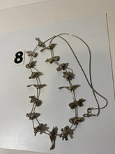 Load image into Gallery viewer, Silver Tone Animal Charm Necklace
