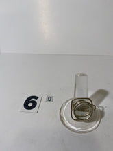 Load image into Gallery viewer, Silver Tone Clear Stone Ring
