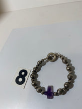 Load image into Gallery viewer, Silver Tone Cross Bracelet
