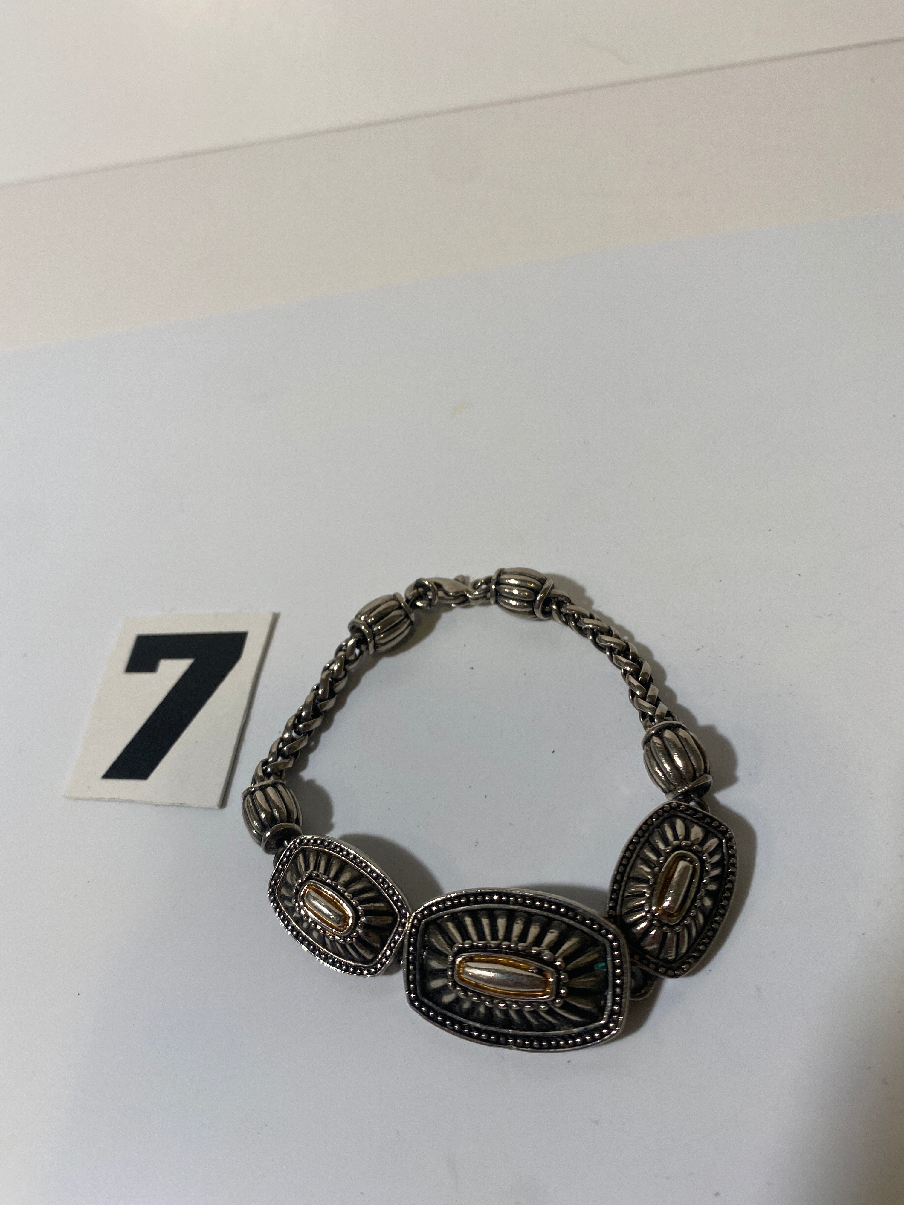 Silver Tone Western Bracelet