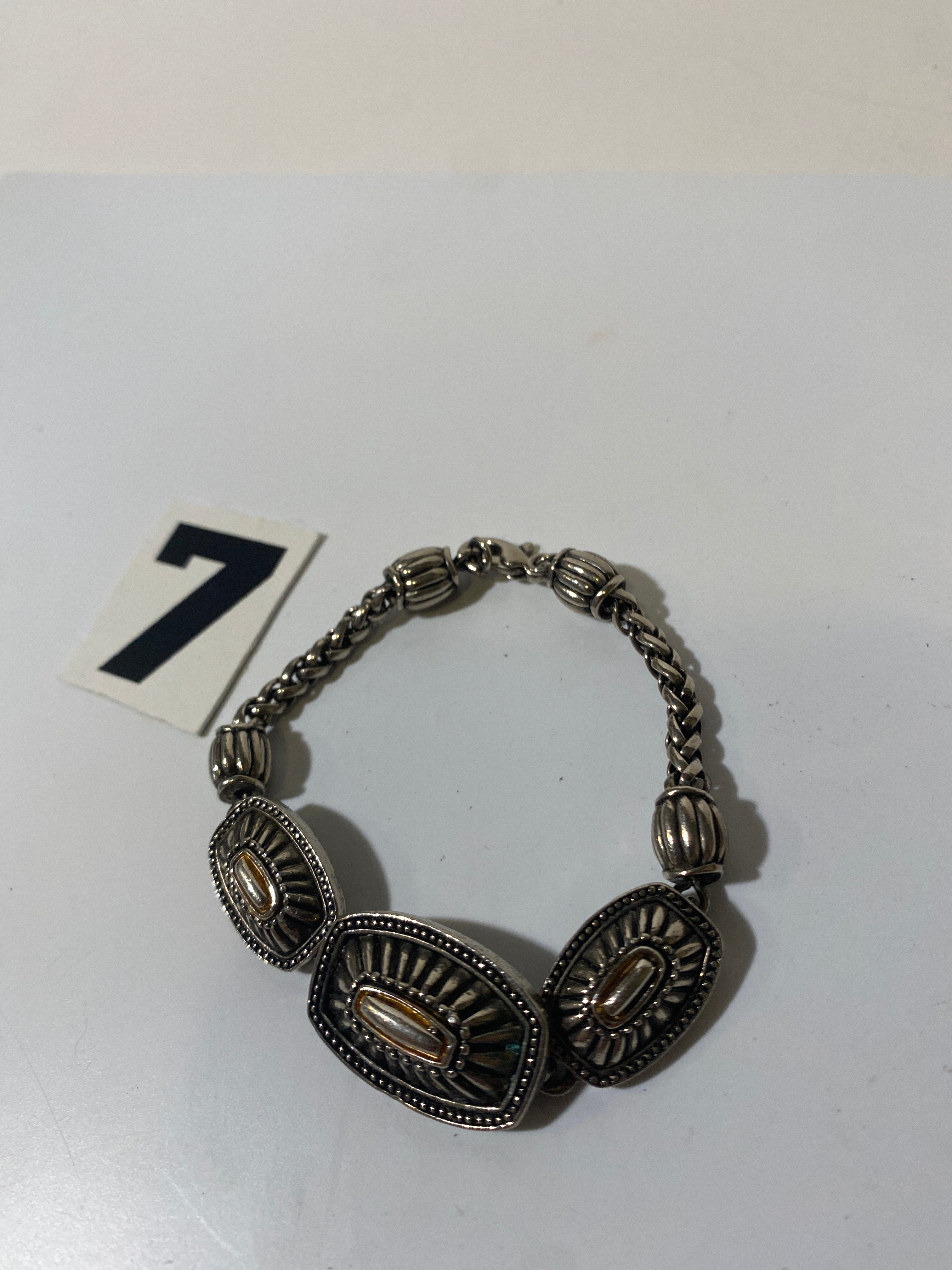 Silver Tone Western Bracelet