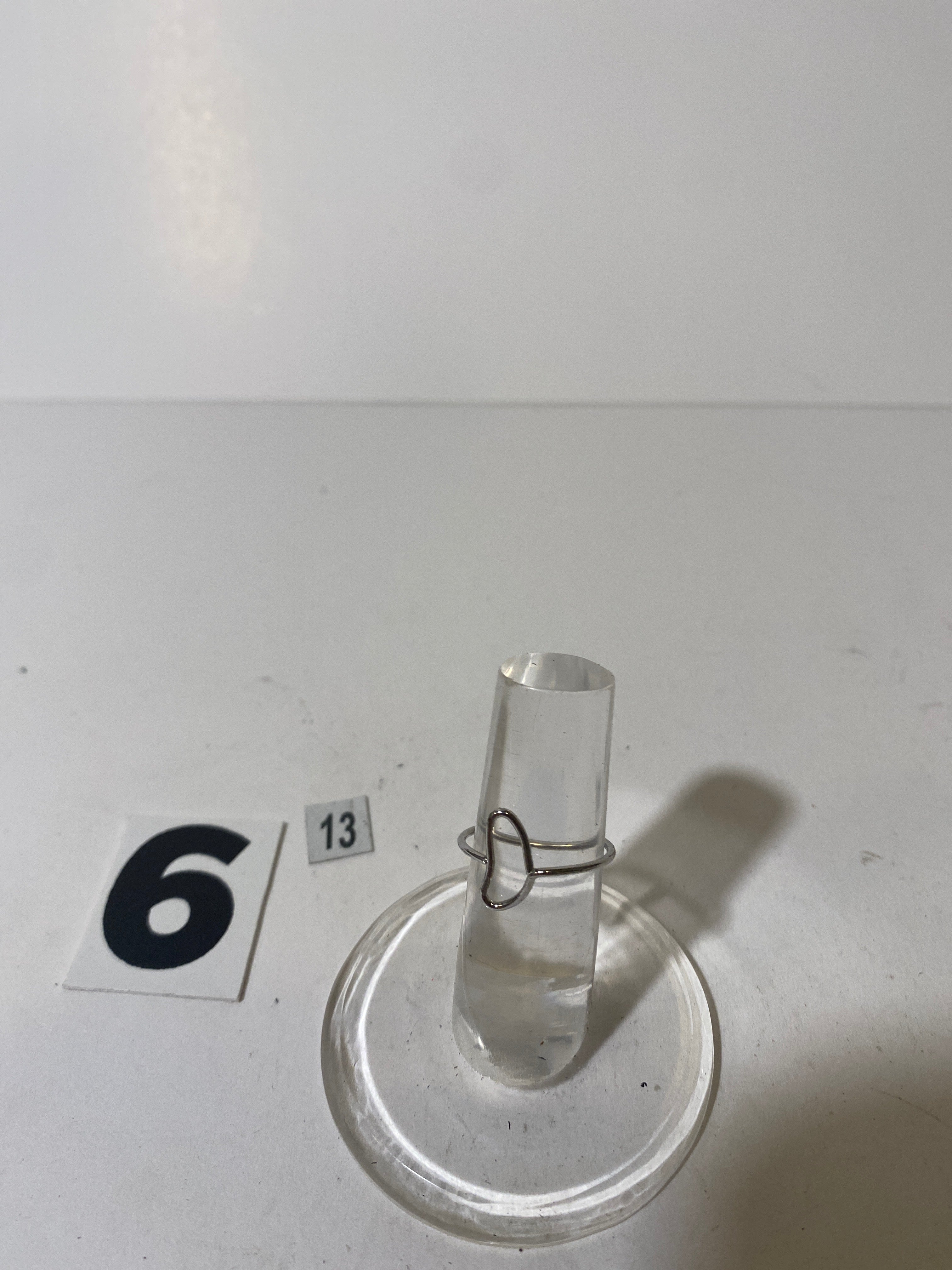 Silver Tone Heart Ring