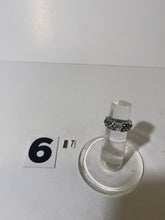 Load image into Gallery viewer, Silver and Green Tone White Stone Ring
