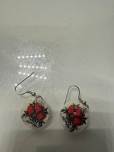 Load image into Gallery viewer, Red Heart Earrings
