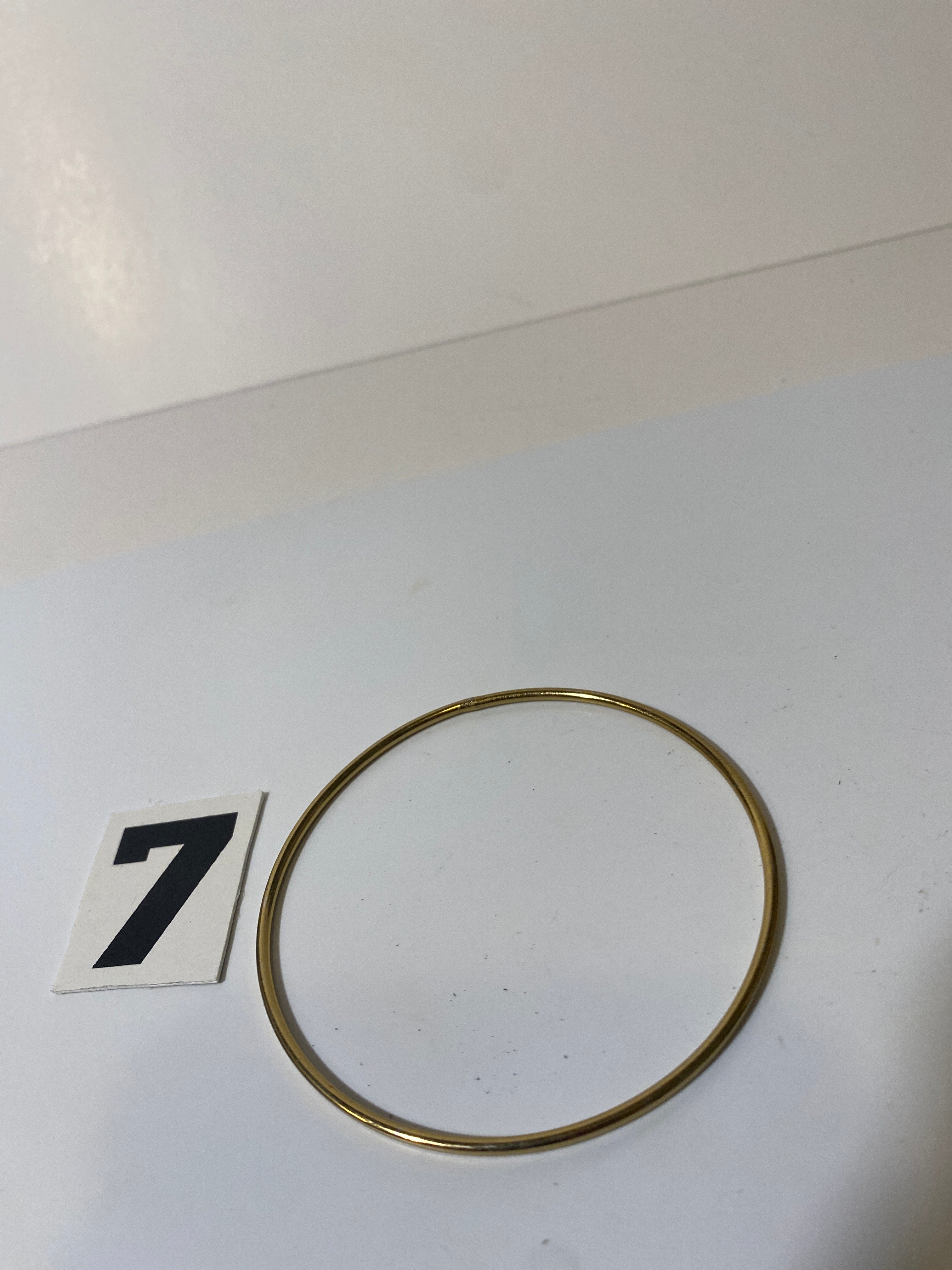 Thin Gold Tone Bracelet