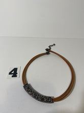 Load image into Gallery viewer, Leather Choker Necklace
