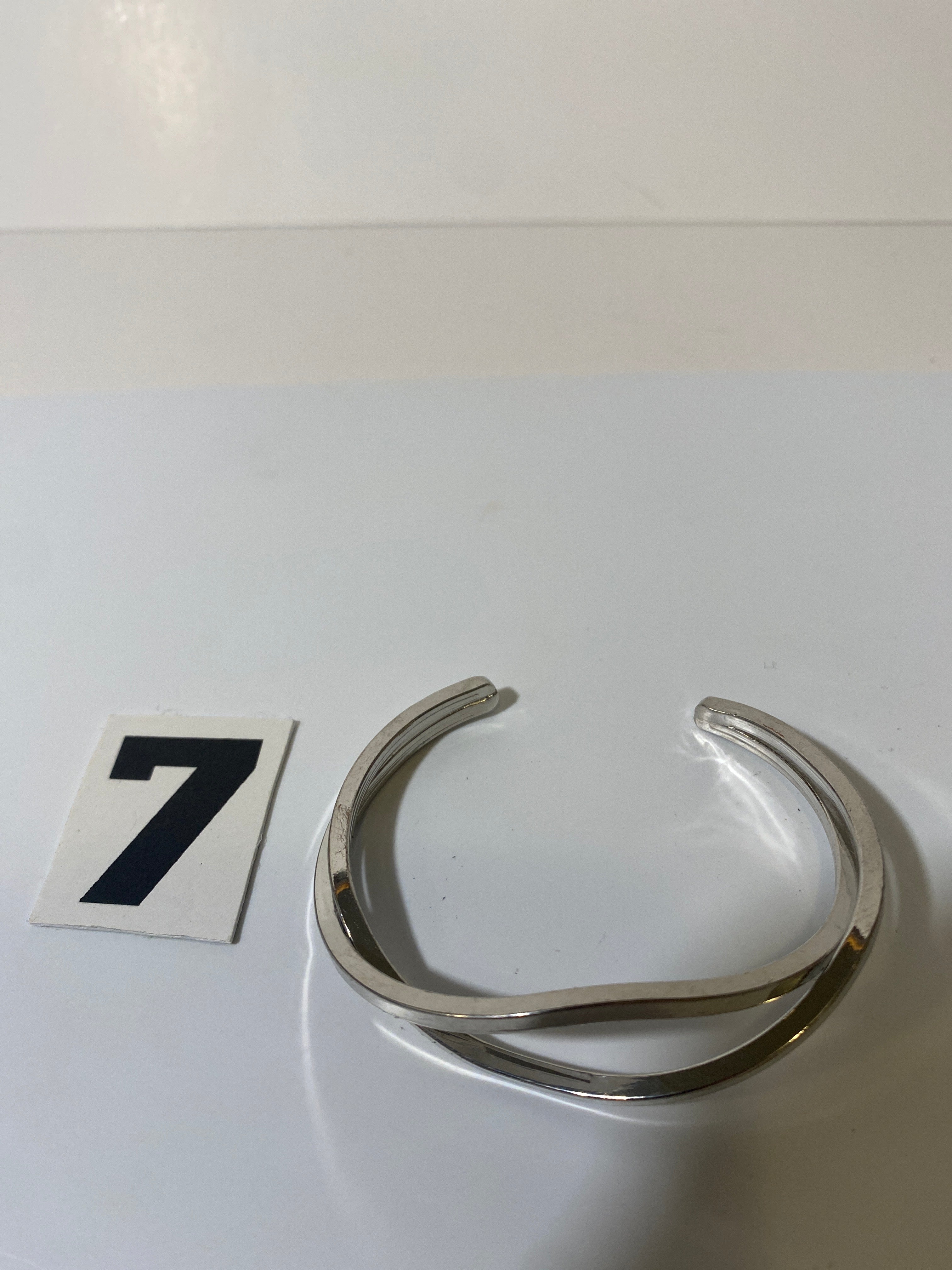 Woven Silver Tone Bracelet