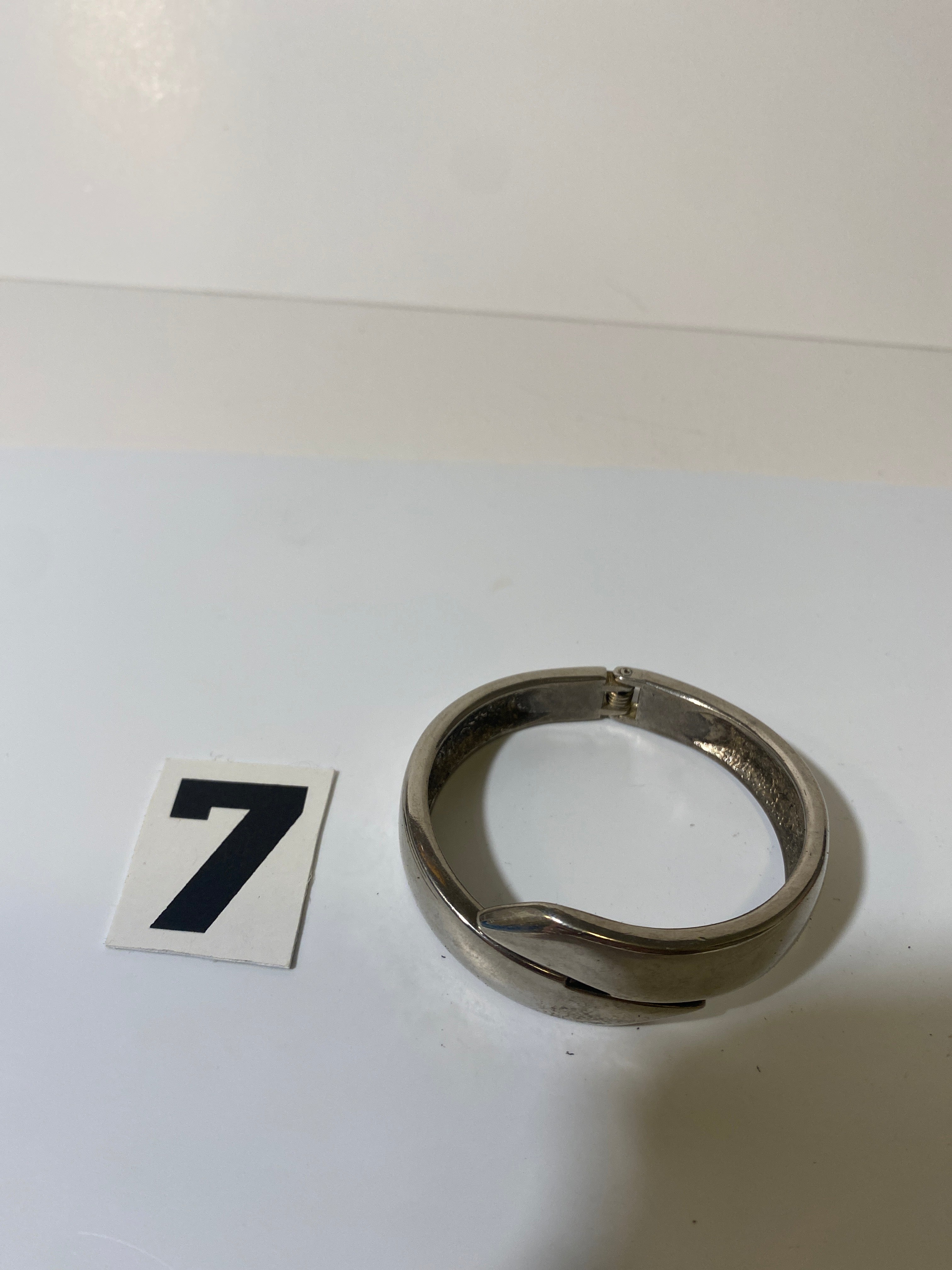 Silver Tone Cuff Bracelet