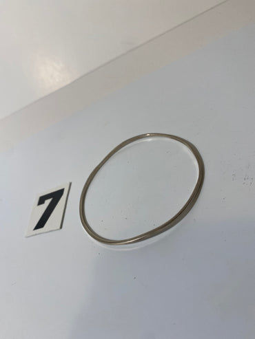 Thin Silver Tone Bracelet