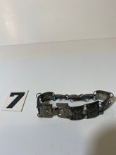 Load image into Gallery viewer, Silver Tone Aztec Charm Bracelet
