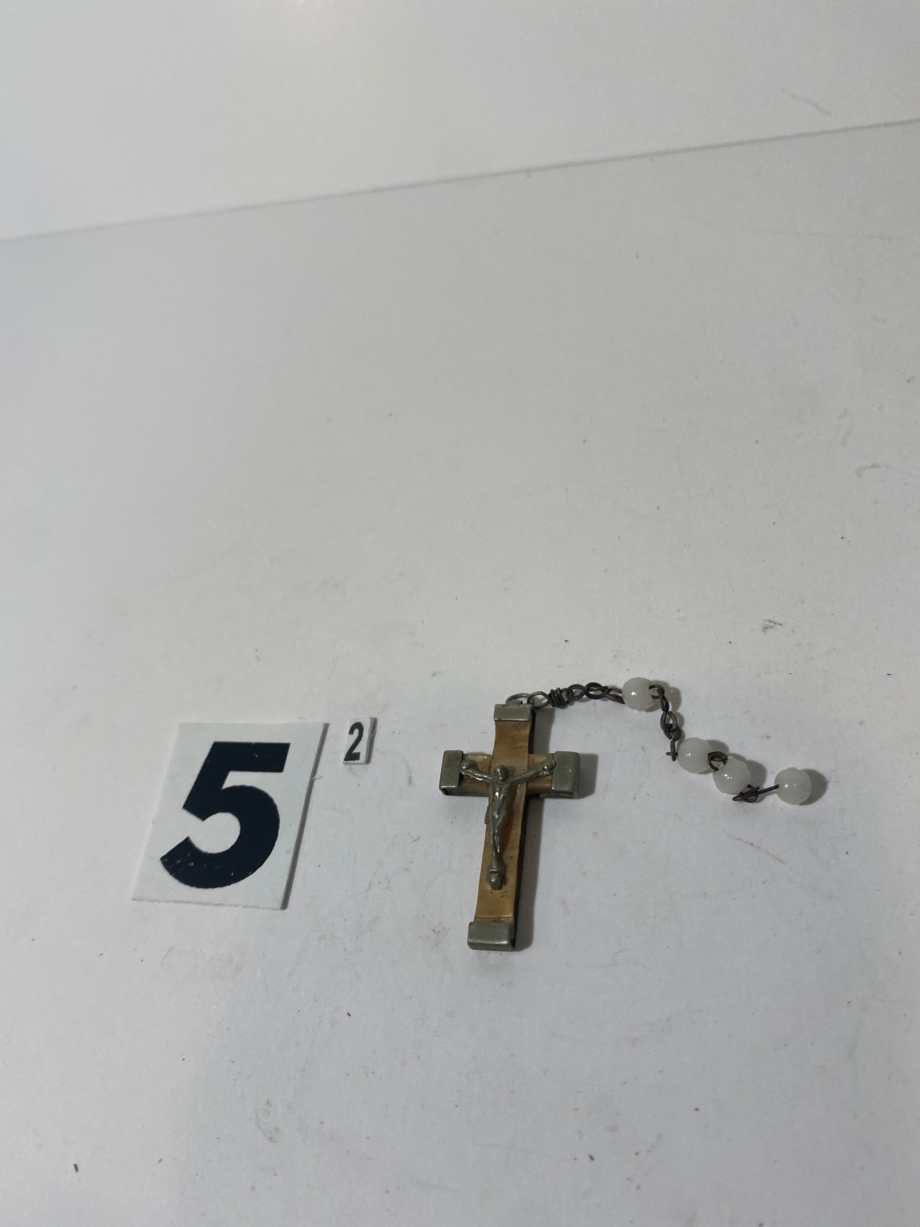 Gold Tone Cross Pendant