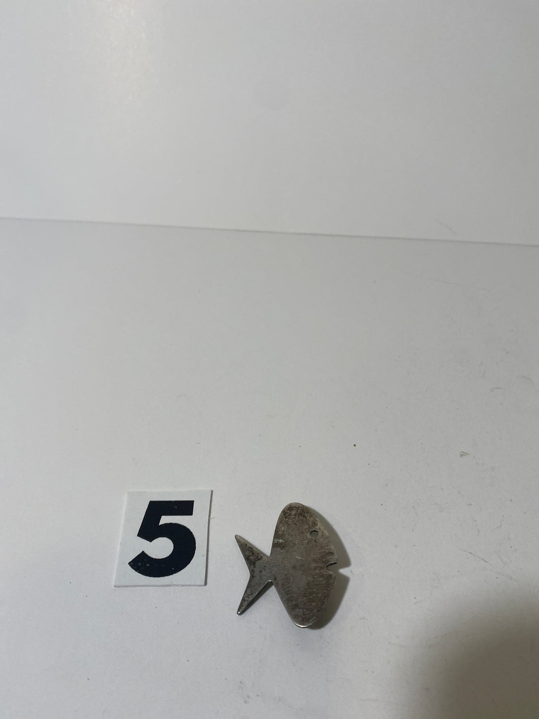 Silver Tone Fish Pin