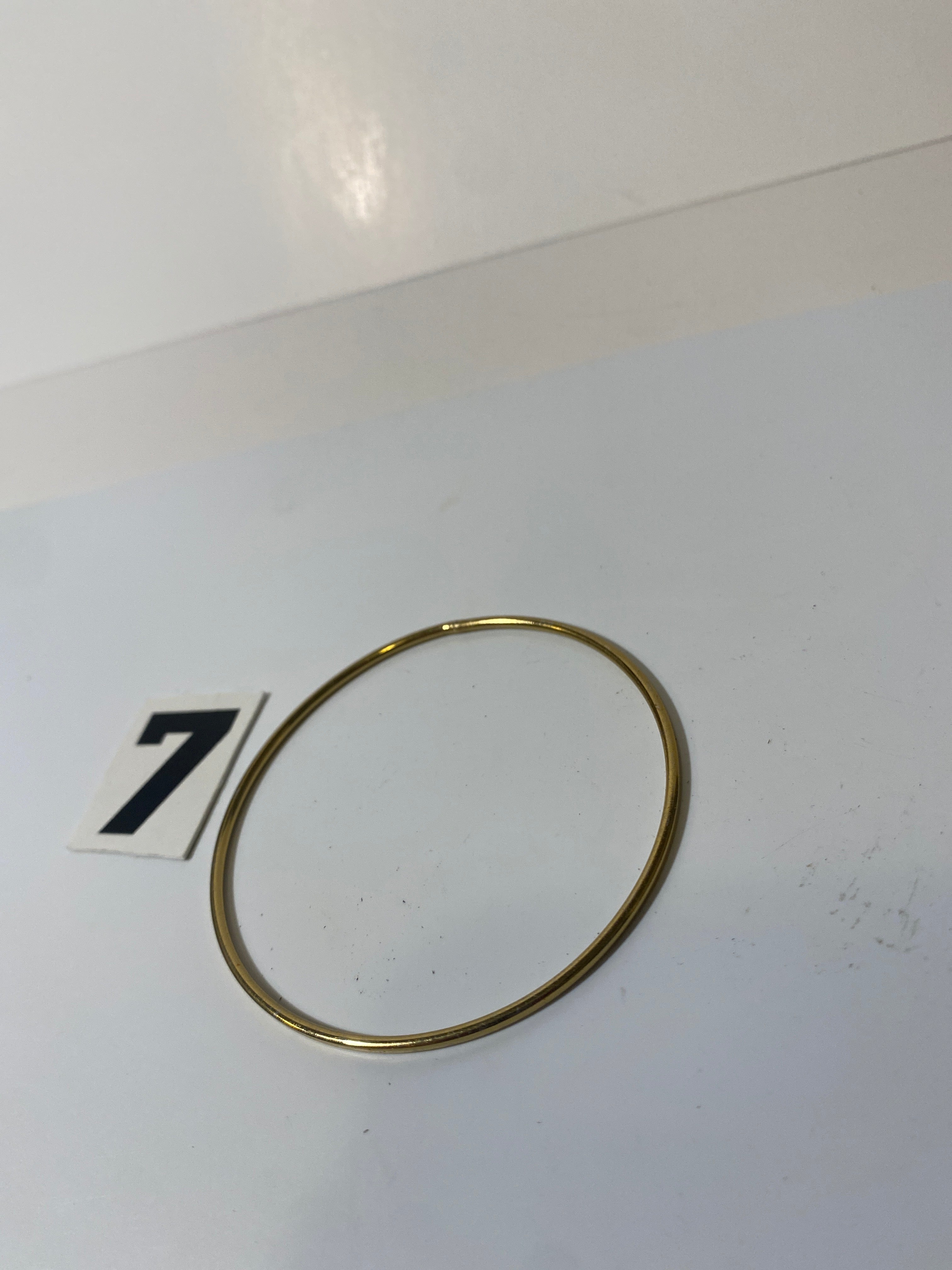 Thin Gold Tone Bracelet