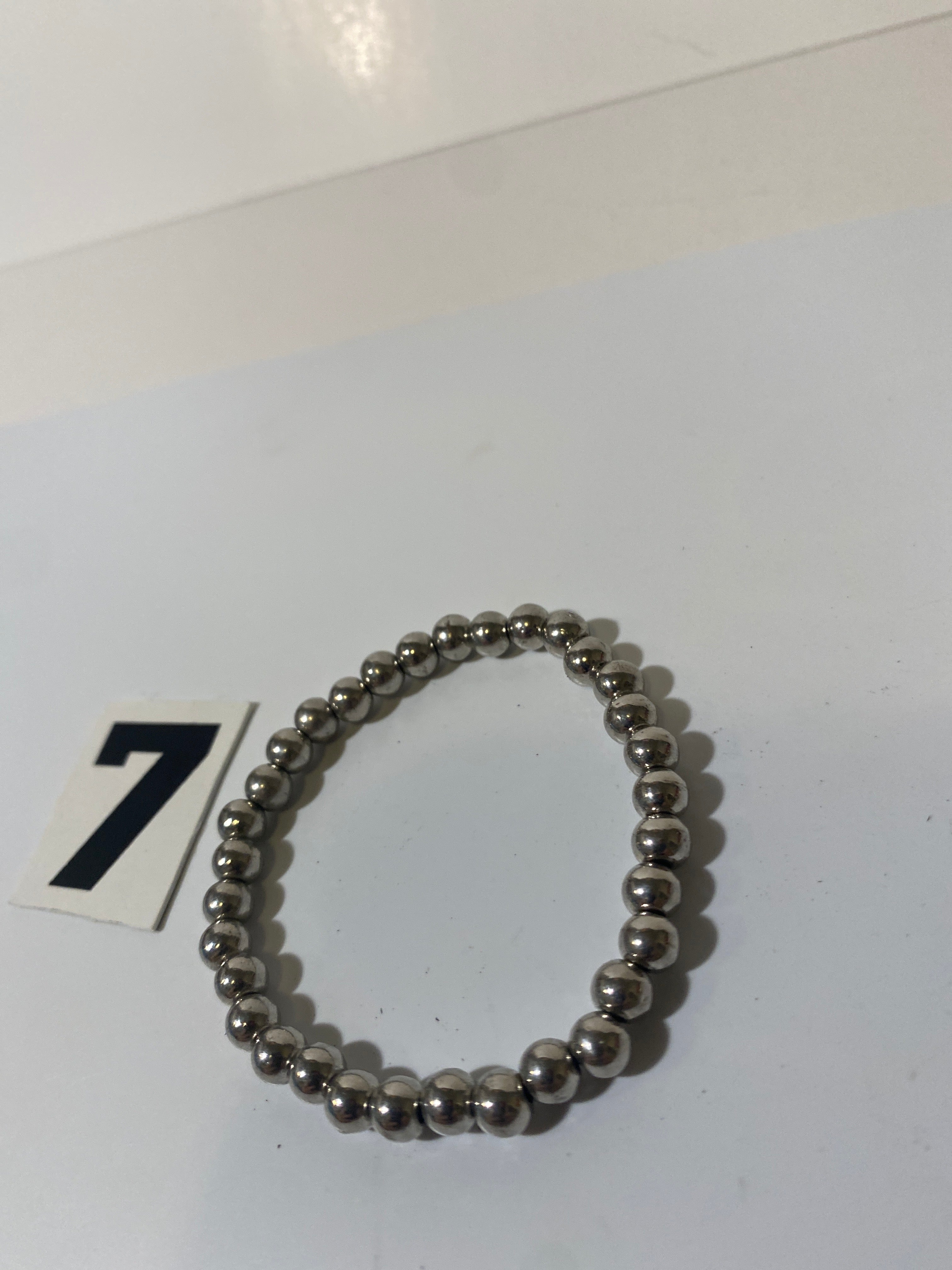 Silver Tone Ball Tone Bracelet