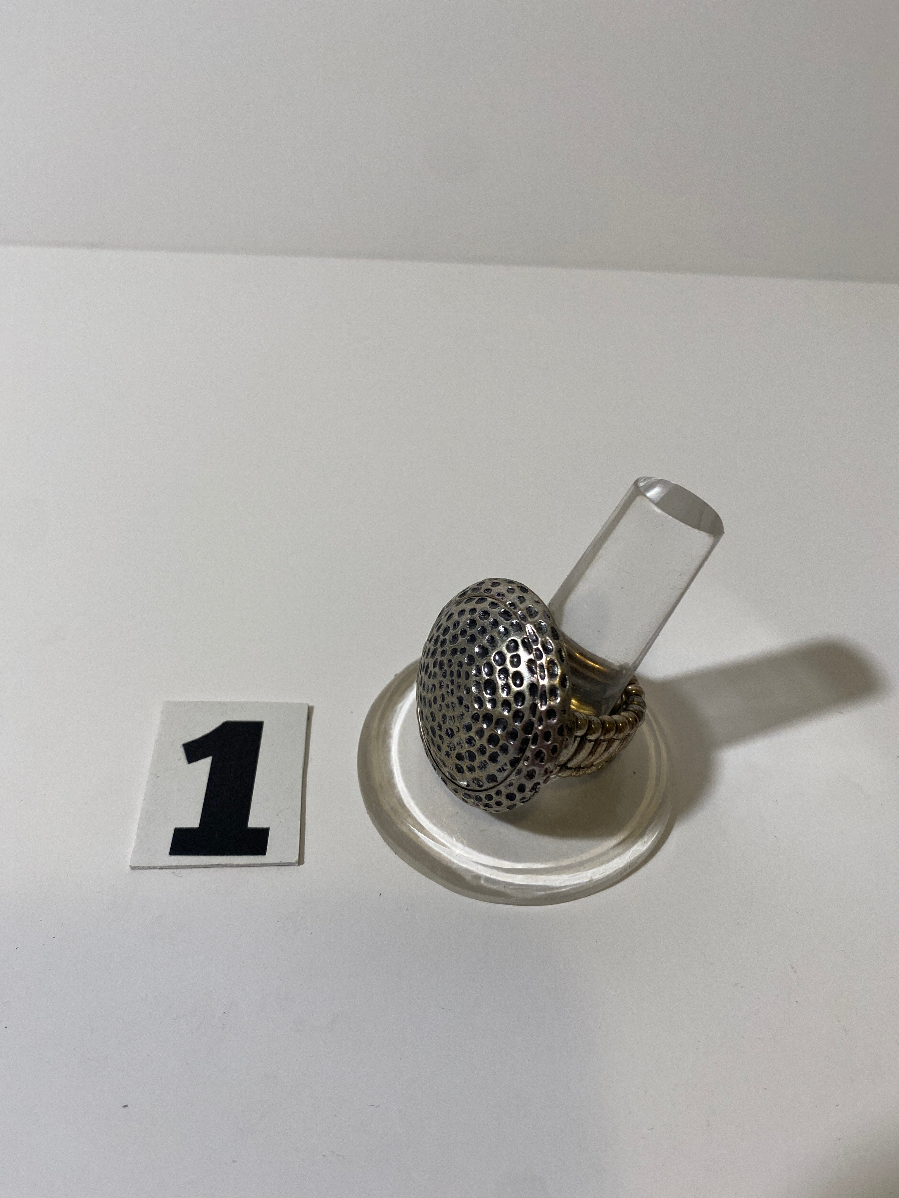 Silver Tone Ring OSFA