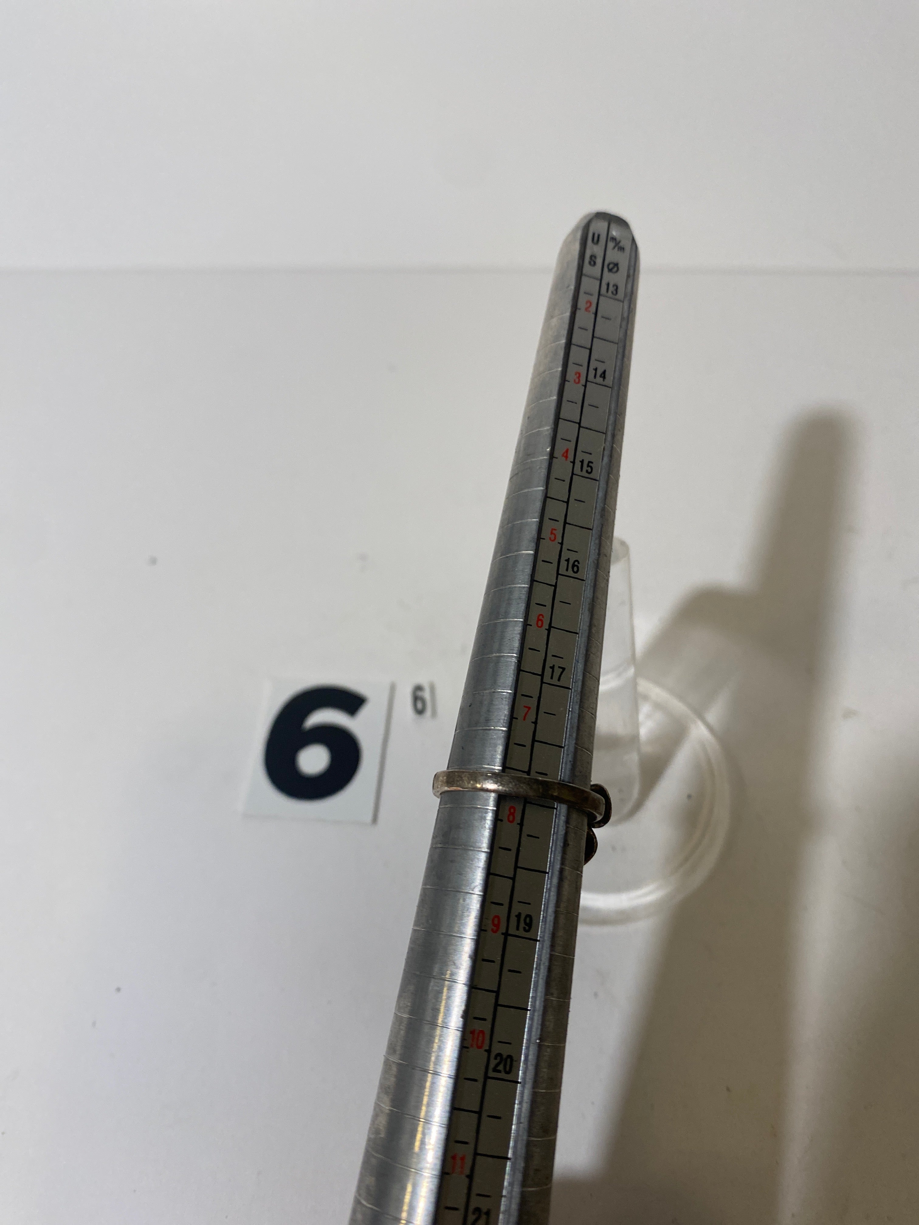 Silver Tone Flower Ring