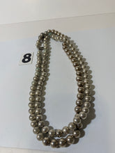Load image into Gallery viewer, Silver Tone Ball Necklace

