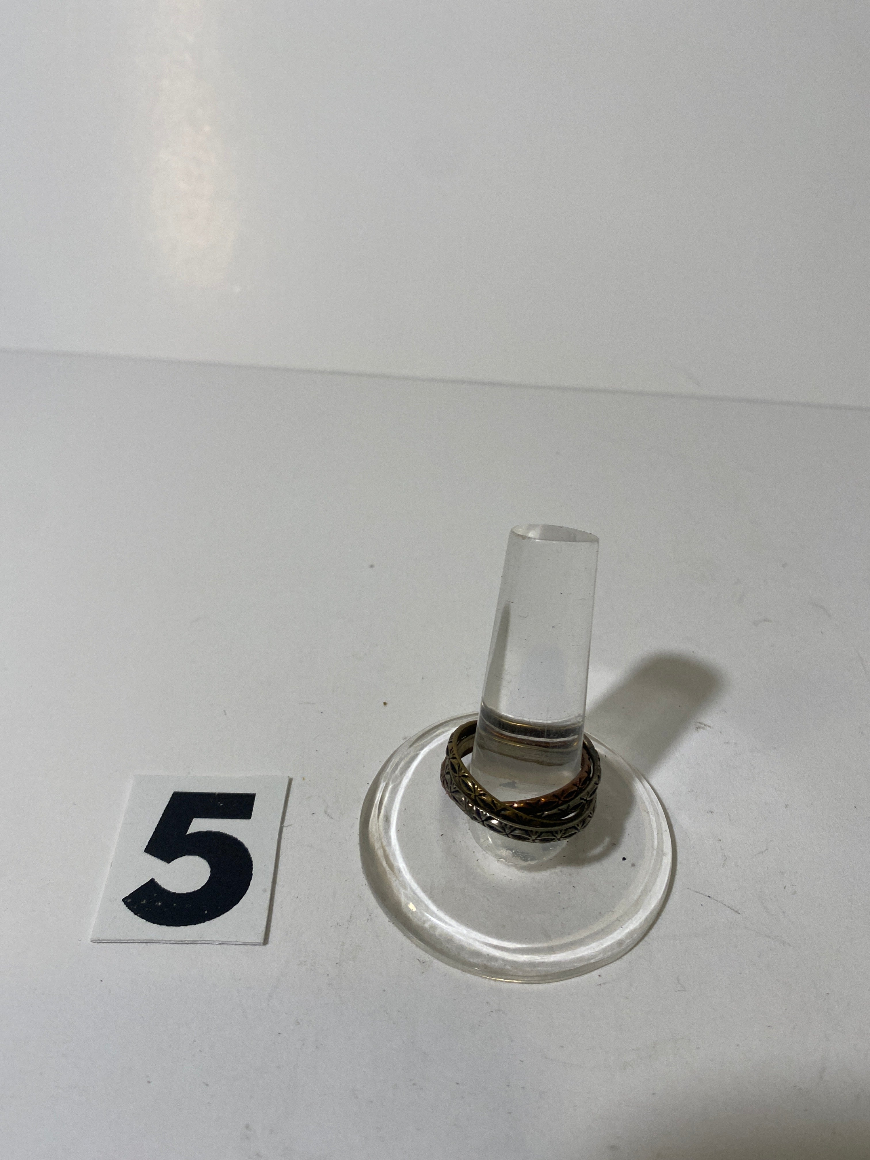 Silver Gold Tone Multi Ring