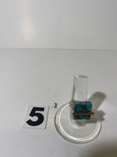 Load image into Gallery viewer, Silver Tone Stone Ring
