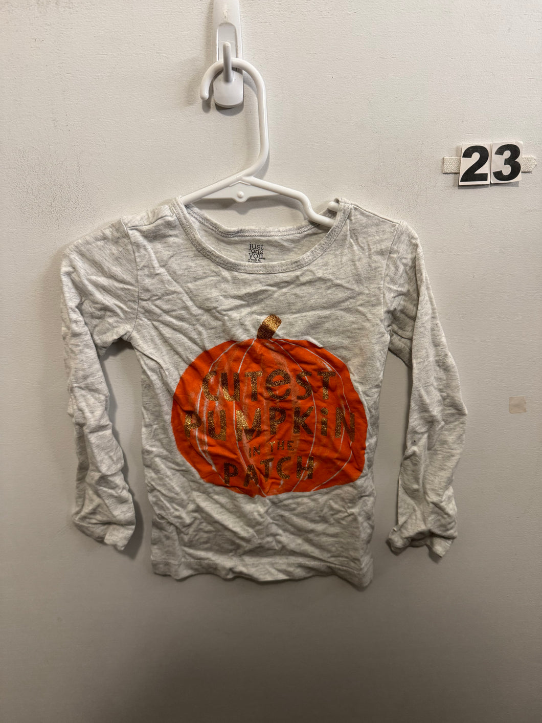 Girls 3T Pumpkin Shirt