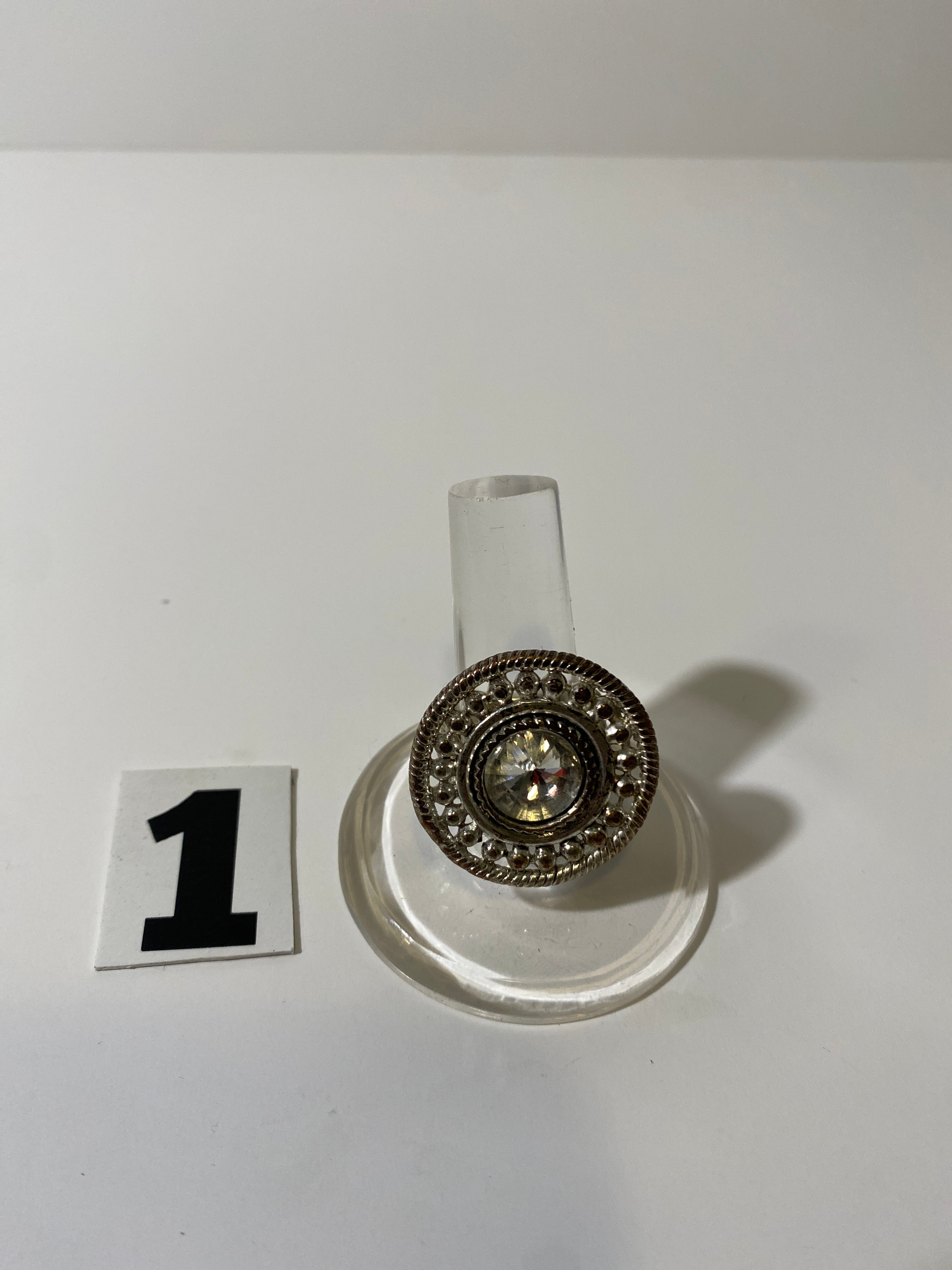 Silver Tone Ring OSFA