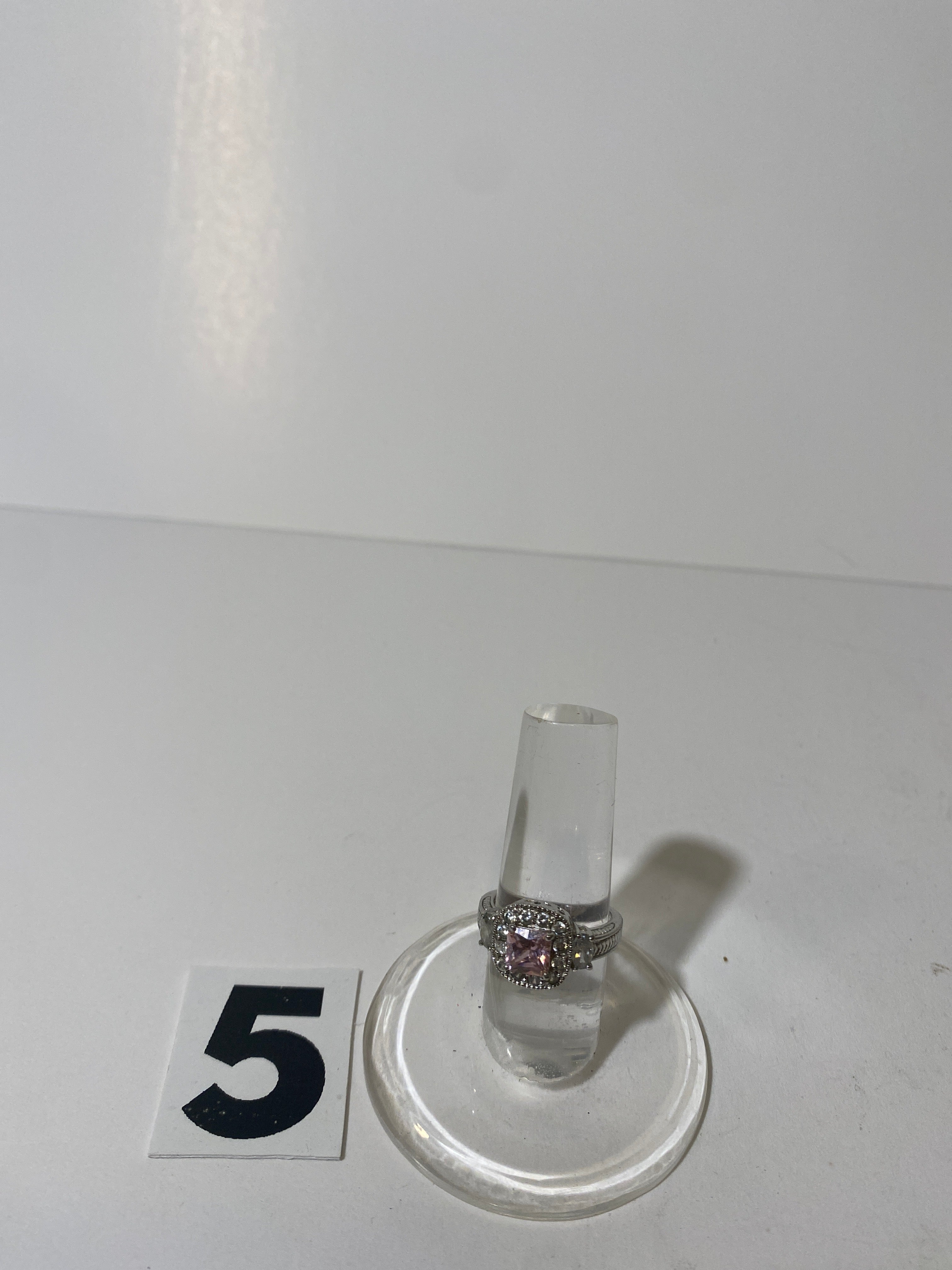 (Copy) Chrome Purple Stone Ring