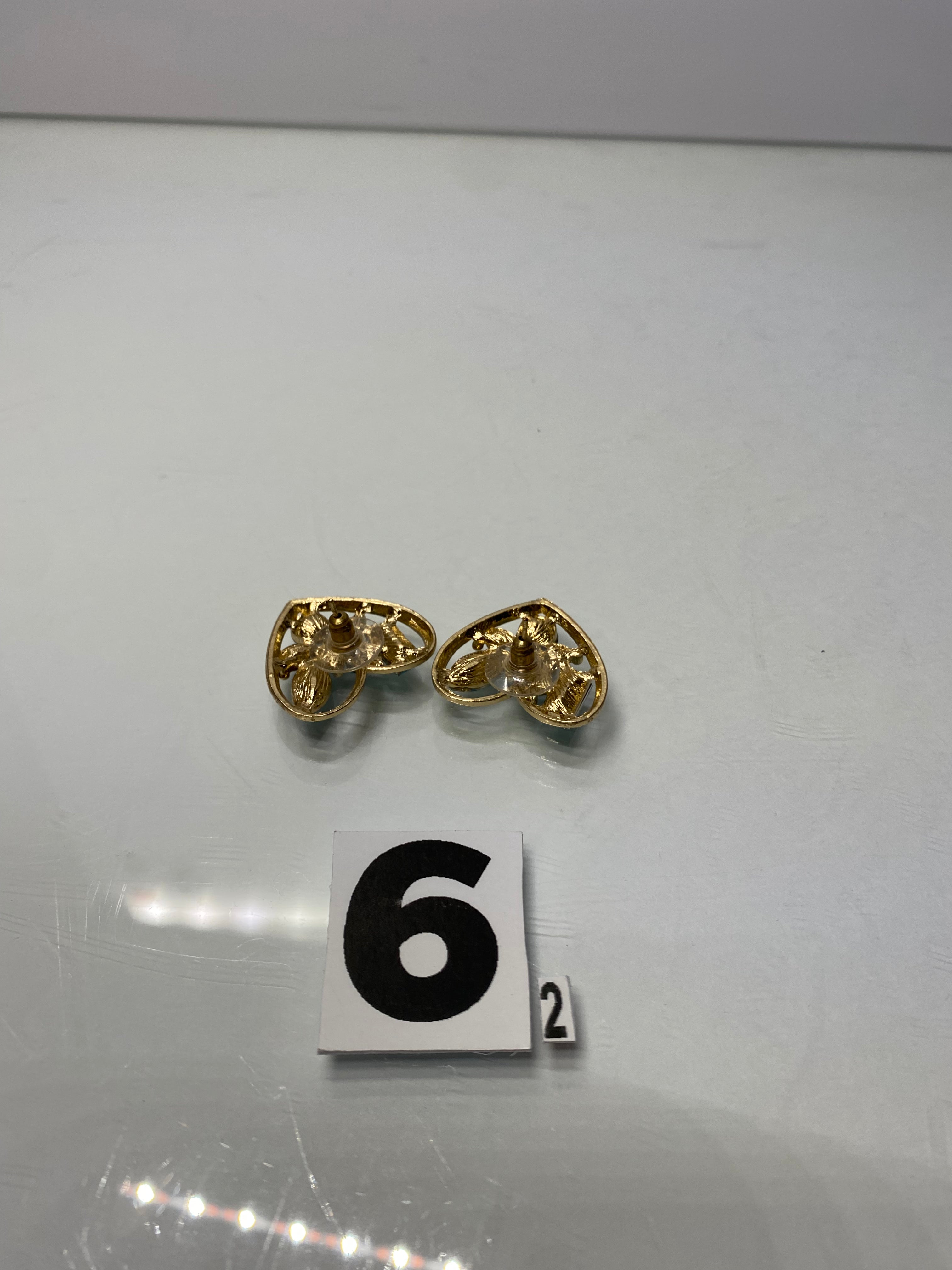 Blue Heart Earrings