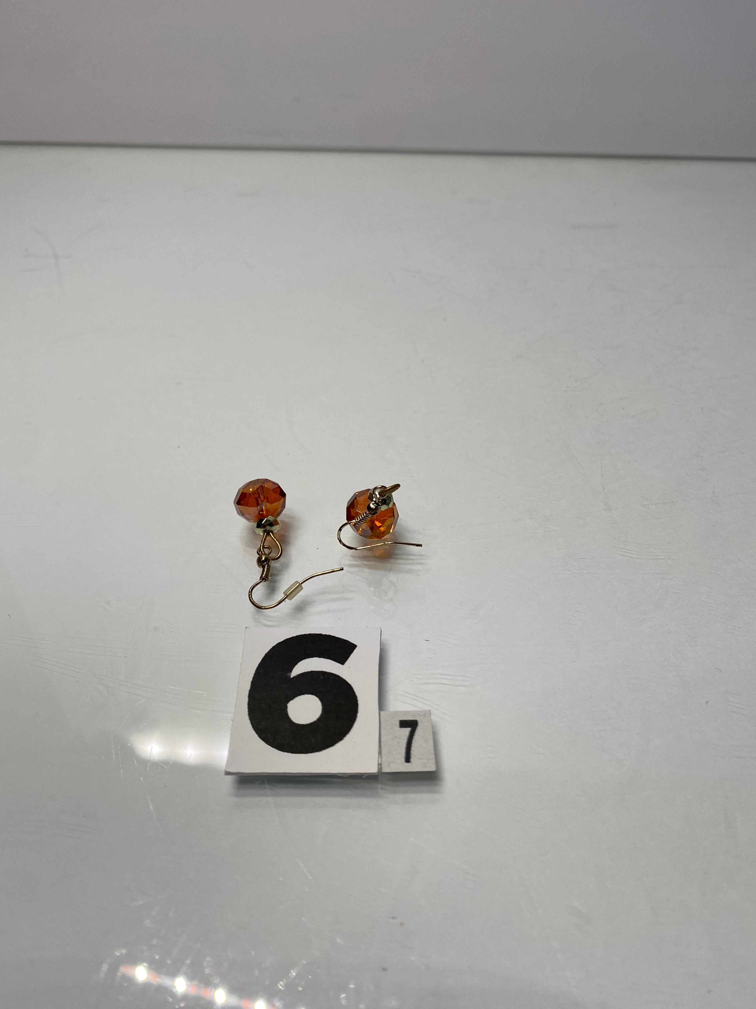 Orange Earrings
