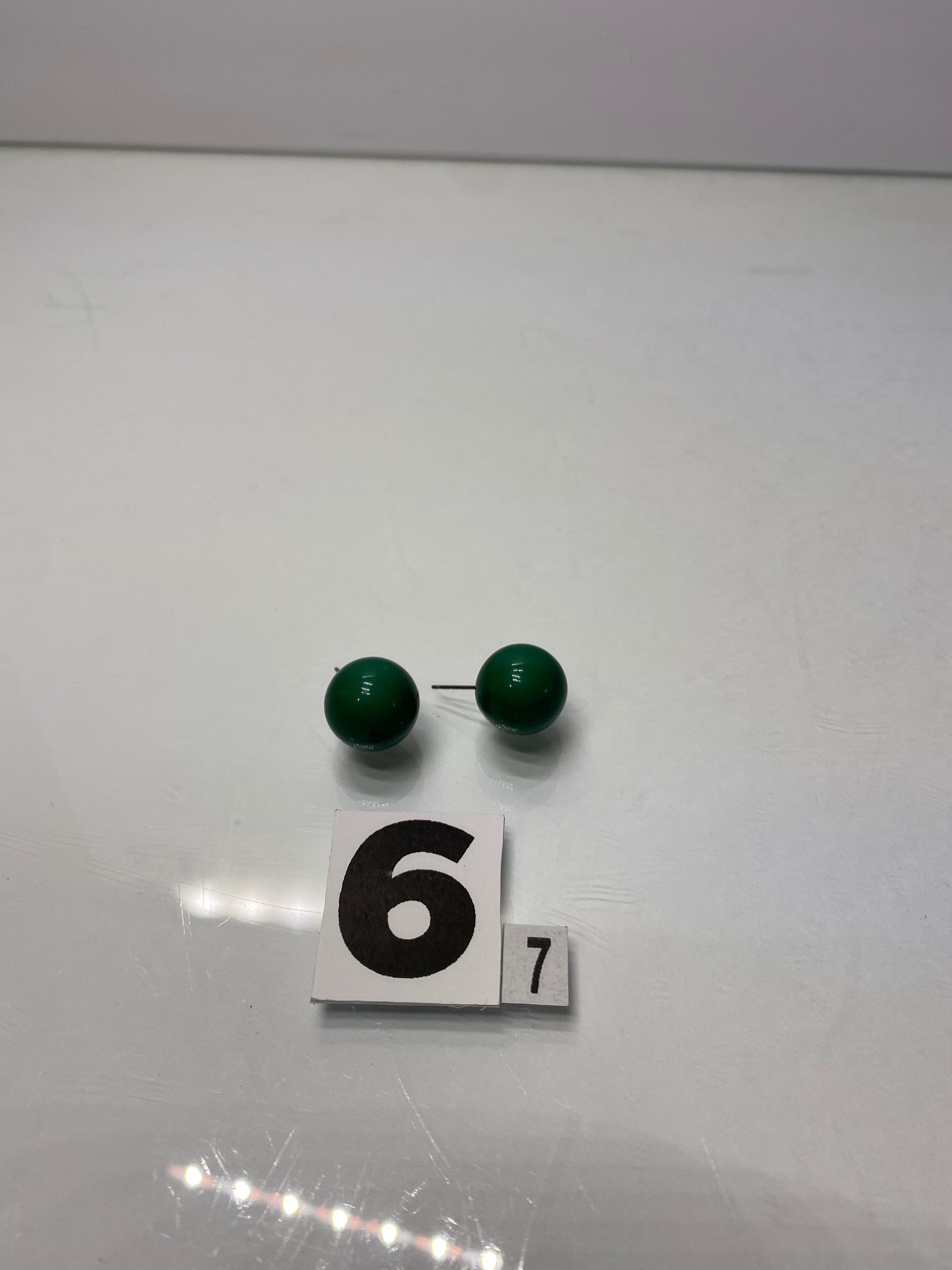 Green Earrings