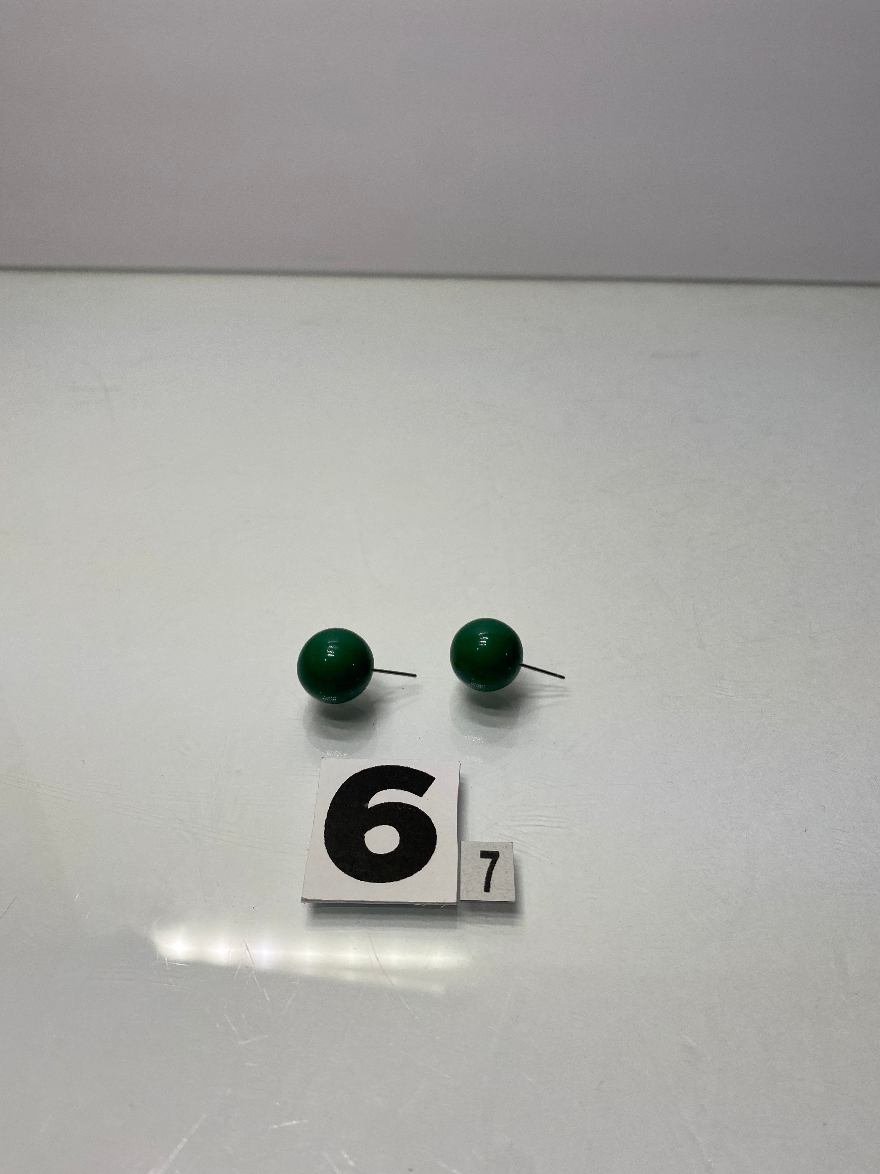 Green Earrings
