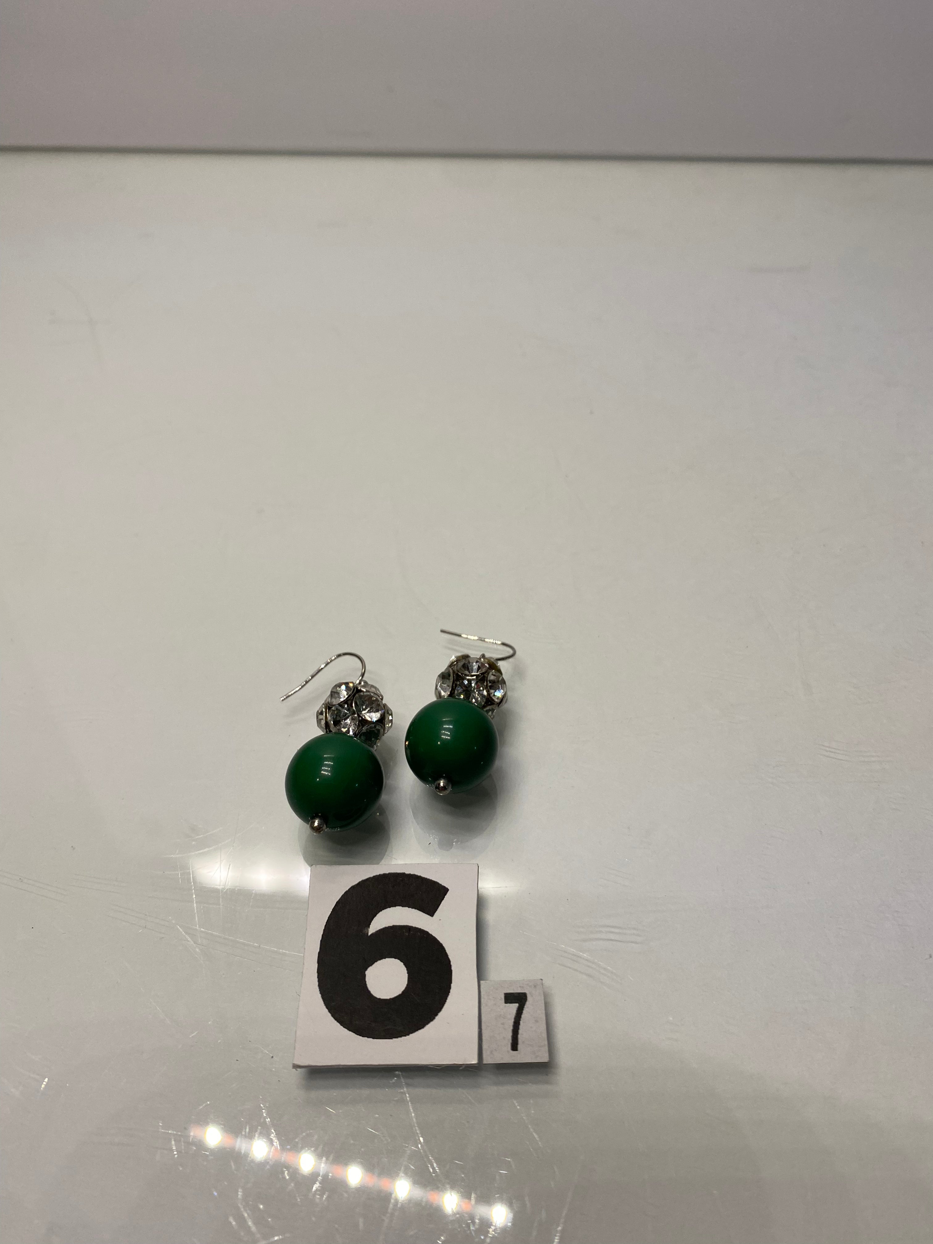 Green Earrings