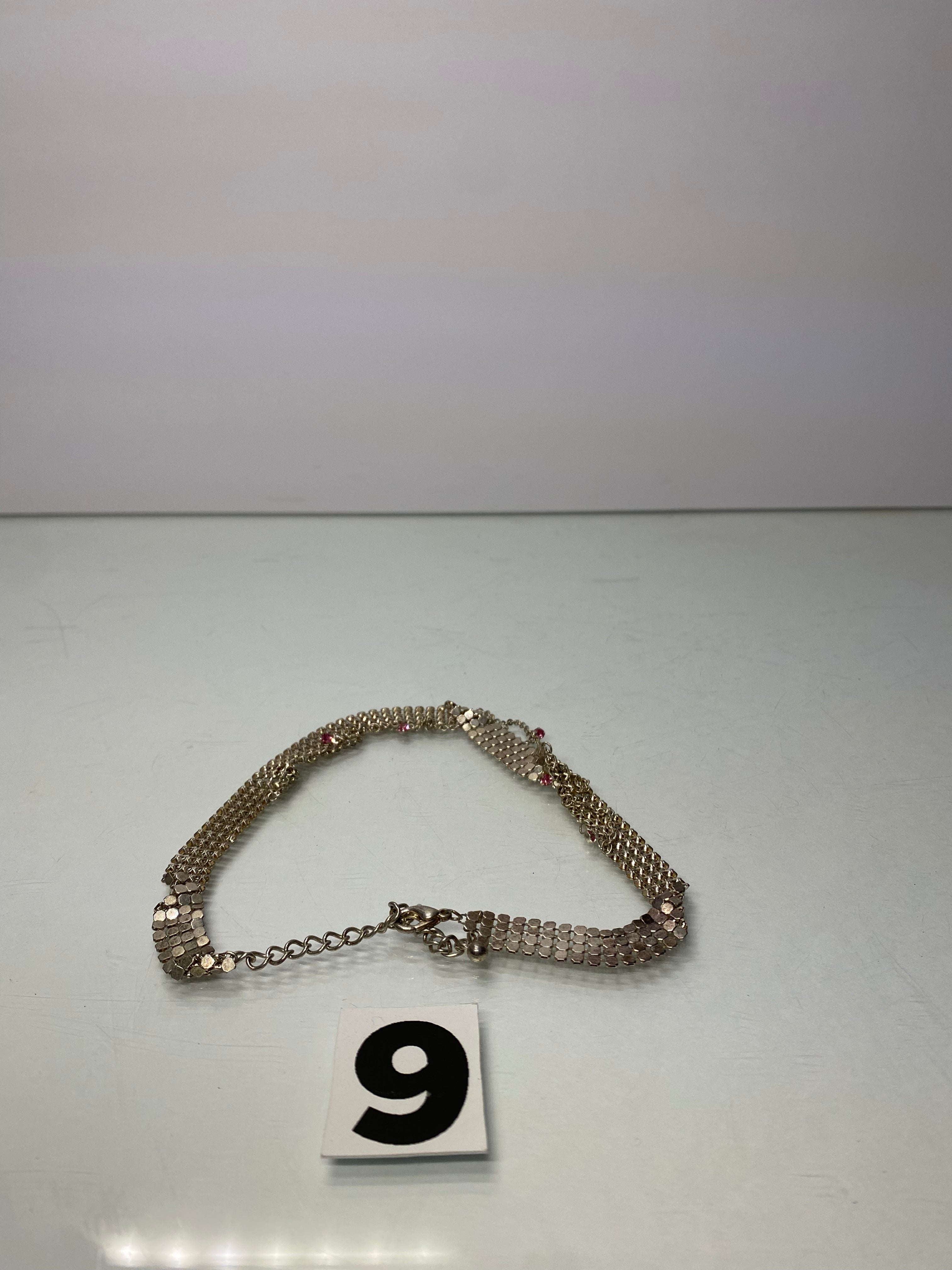 Chrome / Pink Necklace