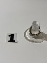 Load image into Gallery viewer, Silver Tone Ring OSFA
