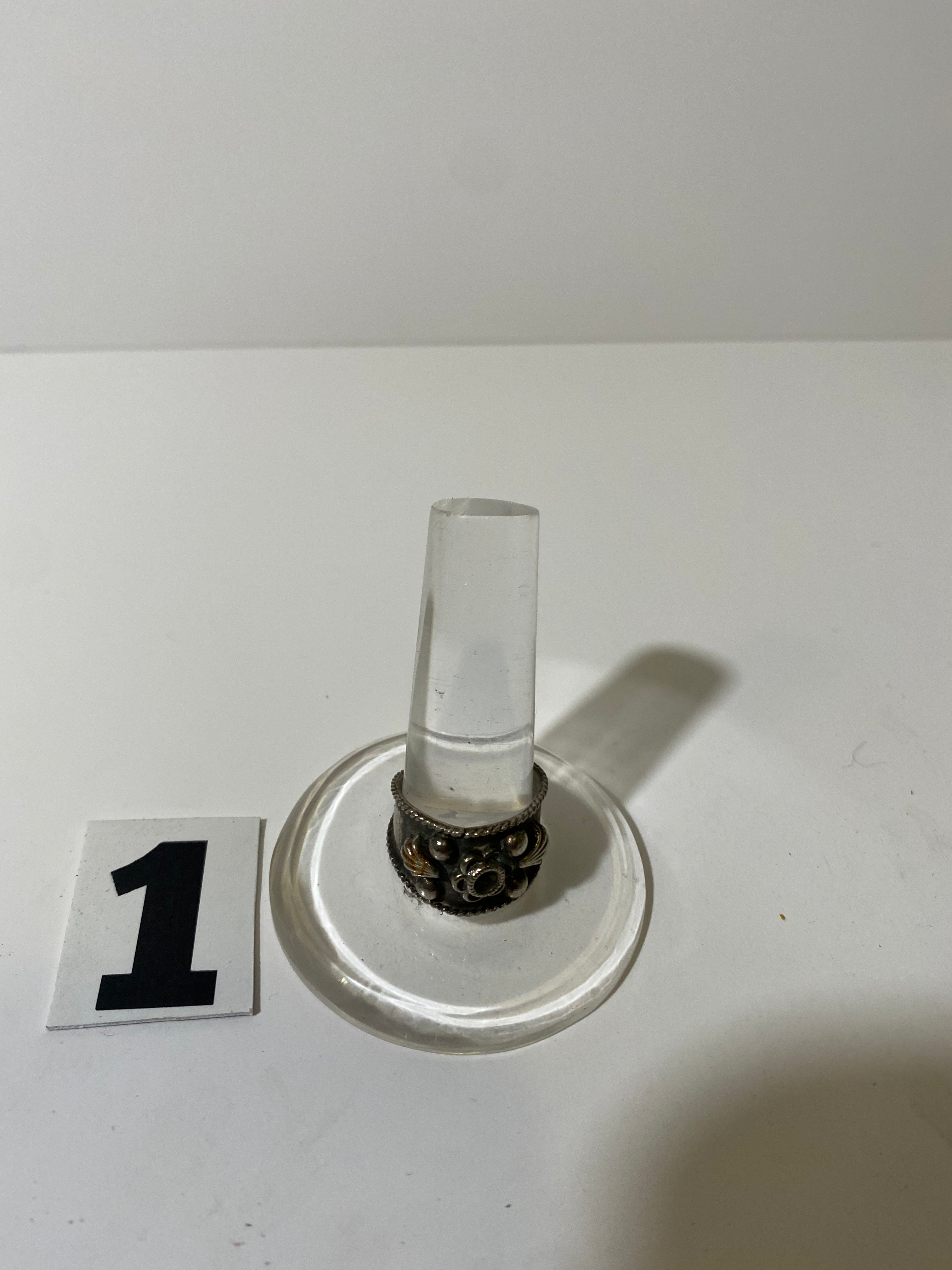 Silver Tone Ring Adjustable