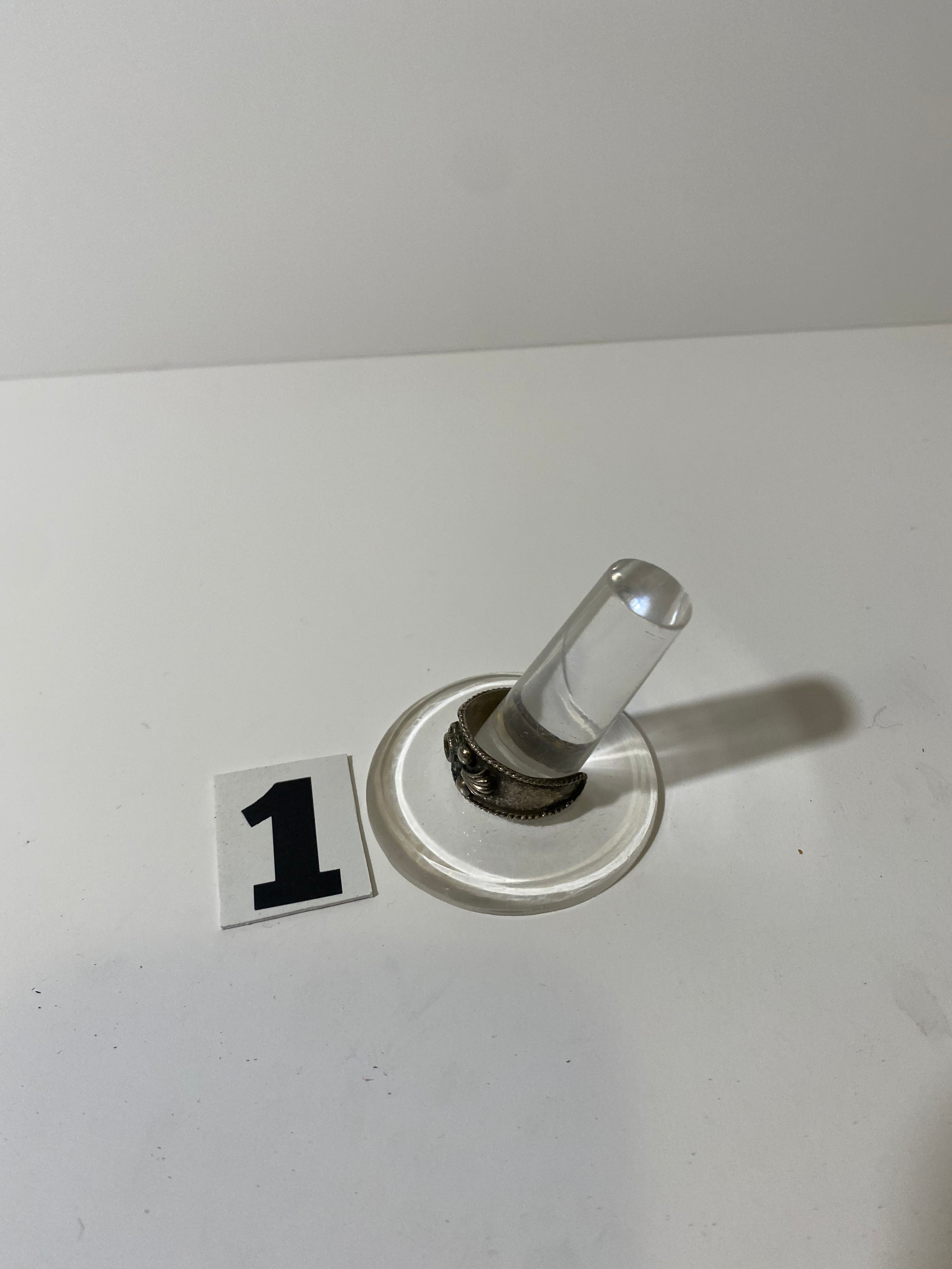 Silver Tone Ring Adjustable