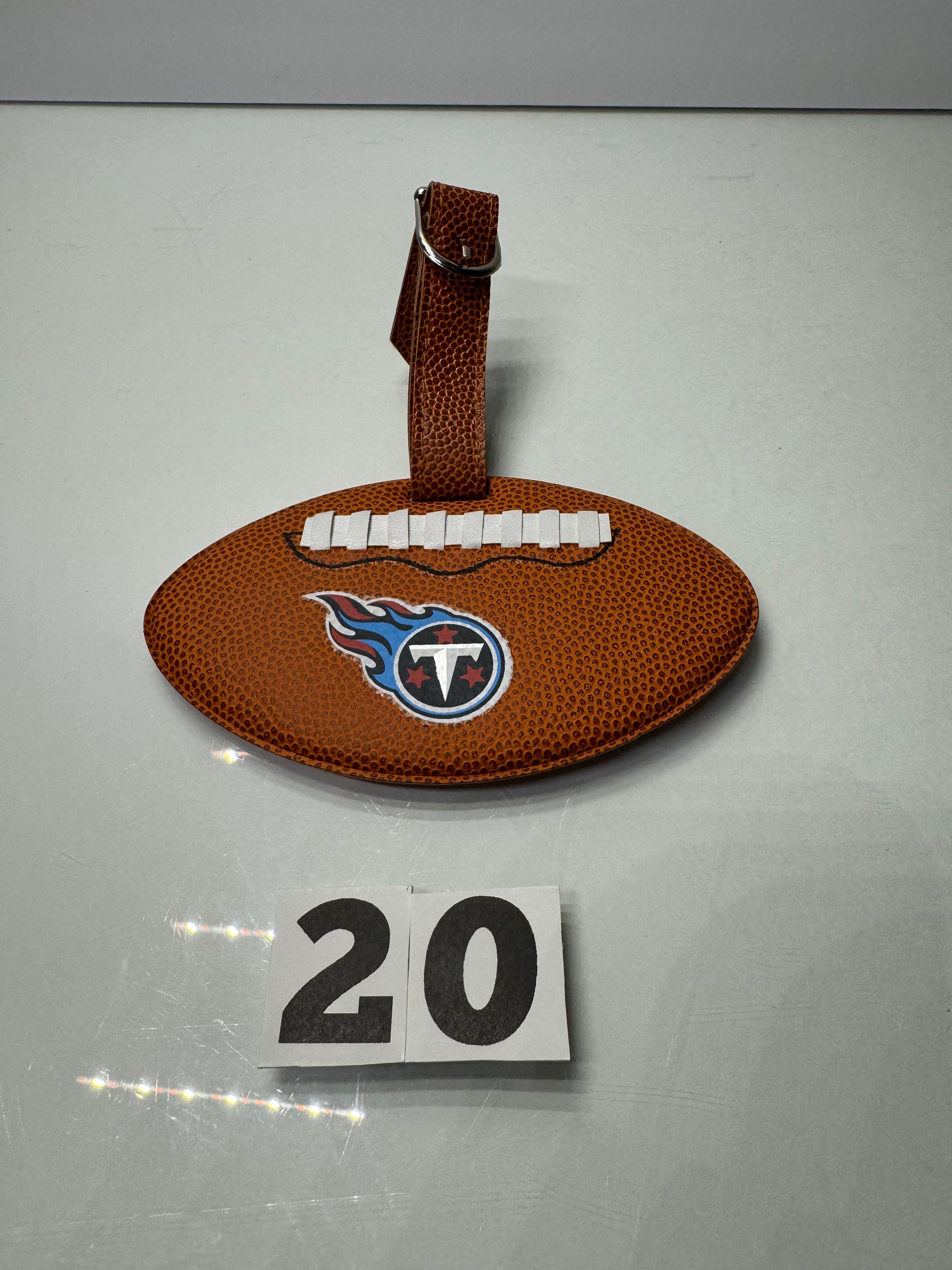 Titans FootBall Luggage Tag