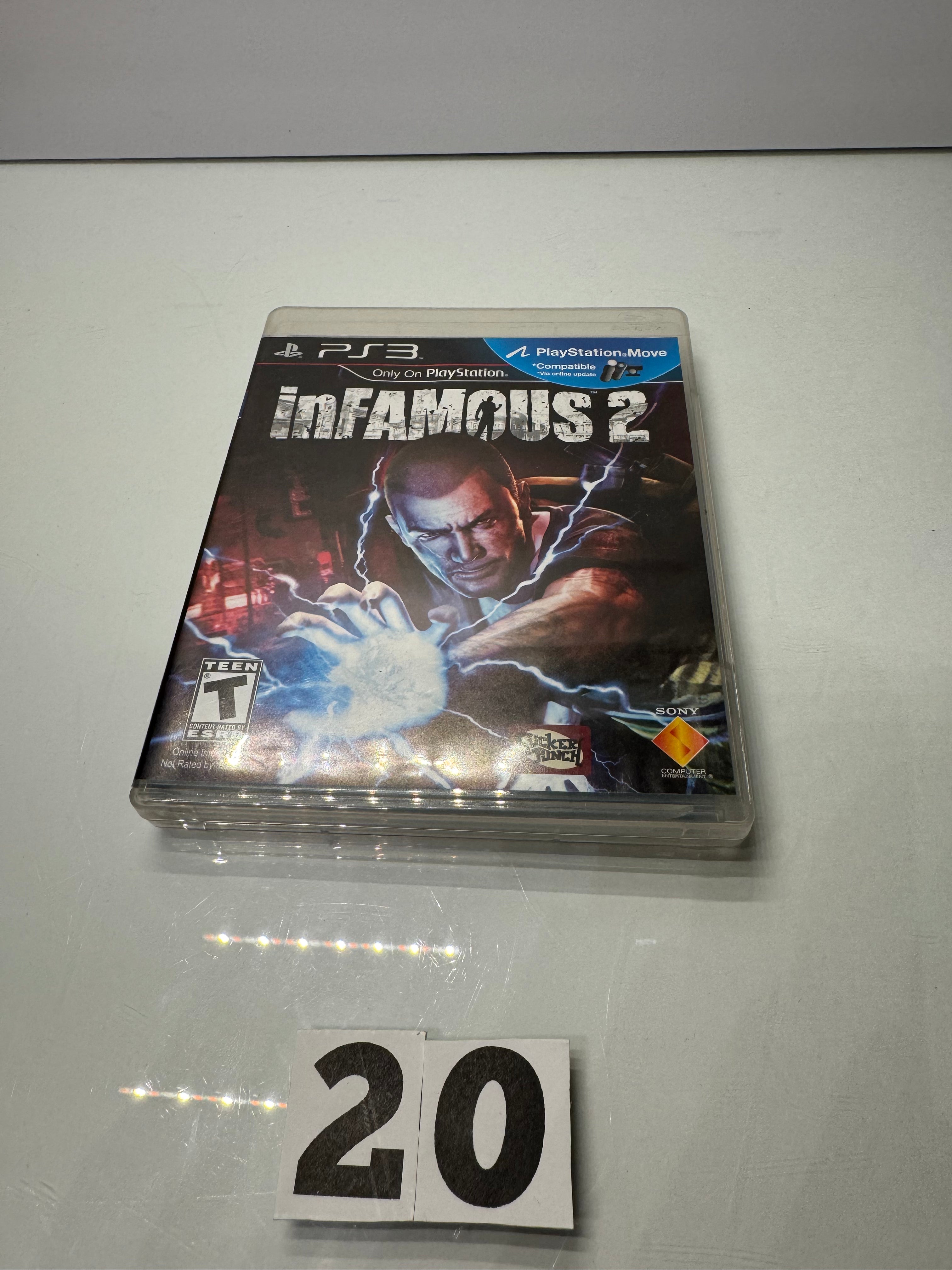 PS3 Infamous 2 Video Game