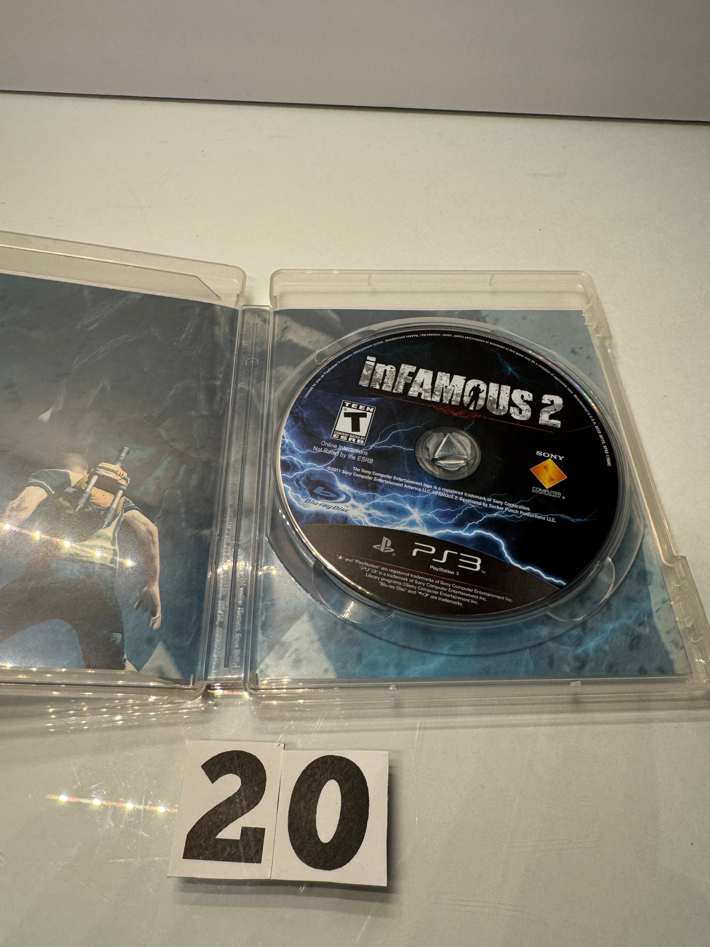 PS3 Infamous 2 Video Game